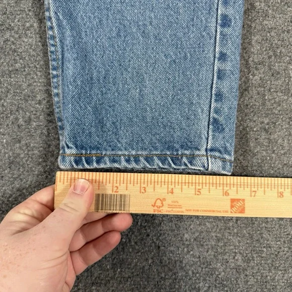 Vintage Levi's Orange Tab Jeans Womens 30 (Fits 28x32) Blue Straight Leg Denim‎ - Picture 14 of 16